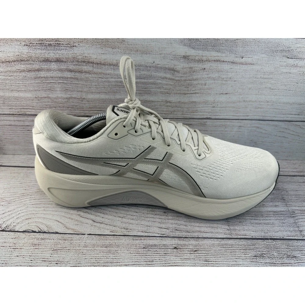 ASICS GEL-Kayano 30 Men's Oatmeal Lace Up Mesh Low Top Running Shoes 13